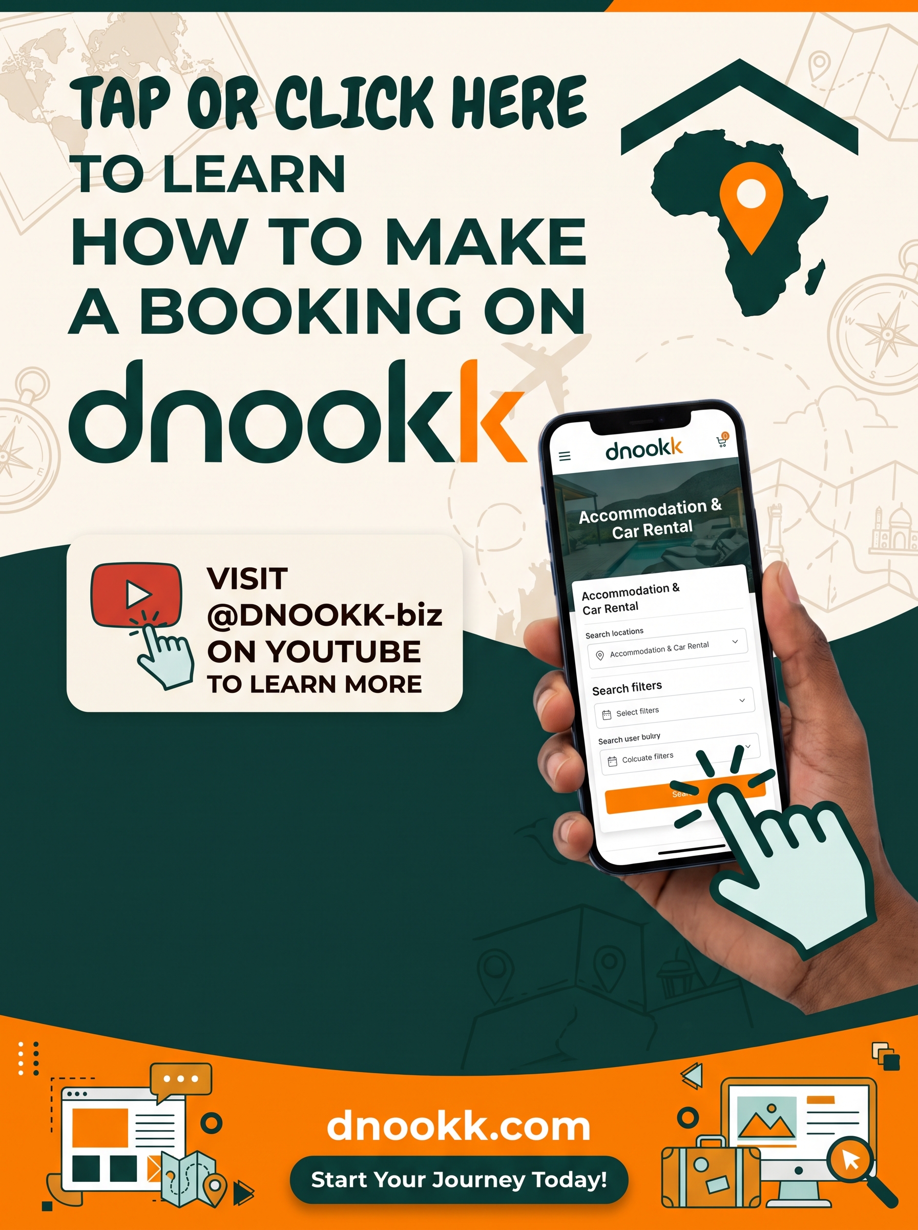 How to make a booking on Dnookk